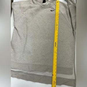Nike Dri-Fit Hi/Low Sweatshirt - Size L - Color is a tanish/gray thumbnail 10