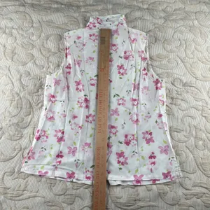 Victoria's‎ Secret Vintage 2003 Pink Floral Cotton Pajama Set XS Sleeveless Top thumbnail 9