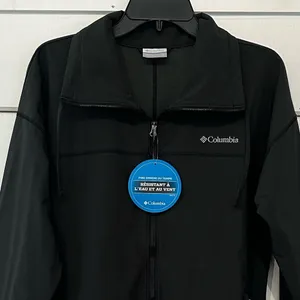 Columbia Angel Basin Softshell Jacket NEW Charcoal Large Water Resistant thumbnail 3