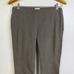 Brunello Cucinelli Slim Fit Pants Womens Size 6 Taupe Skinny Leggings Italy 29" thumbnail 2
