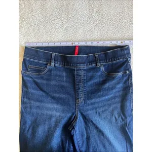 SPANXshape EveryWear Pull-On Flare Jeans XL High Rise Dark Wash Stretch thumbnail 5