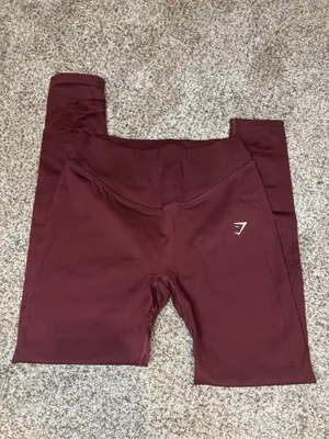 Red Seamless Gymshark Leggings thumbnail 4