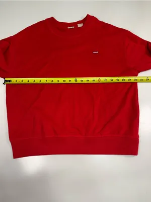 Levi's Red Crewneck Sweatshirt thumbnail 4