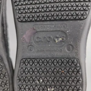 Crocs Velocity‎ Slip Resistant Shoe Womens 8 Mens 6 Black thumbnail 9