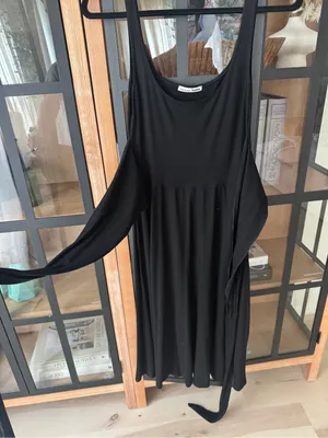 Reformation August Midi Dress tie front adjustable scoop round neck tencel wrap thumbnail 5