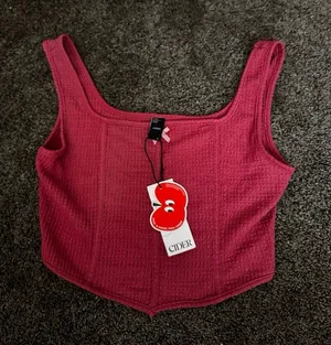 Cider Pink Crop Top Size Small 0229 thumbnail 1