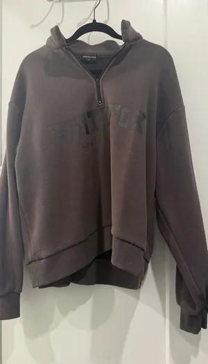 White Fox Quarter-Zip Sweatshirt thumbnail 1