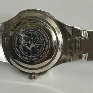 Panama Jack Women’s Silver Link and Blue Face Water Resistant Watch thumbnail 7