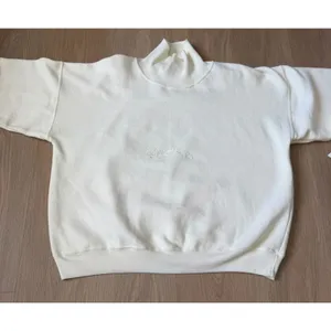 Vtg Guess Georges Marciano Sweatshirt Womens Medium Ivory Mockneck Pullover USA thumbnail 6