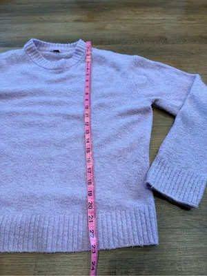 American Eagle Outfitters Lavender Crewneck Sweater thumbnail 9