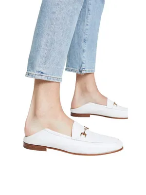 Sam Edelman Womens Loraine Almond Toe Loafers E8519LU Bright White 9M thumbnail 12