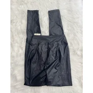Offline by Aerie Faux Leather High Waisted Leggings Black Size Small thumbnail 4