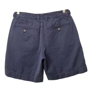 NWOT Free People Navy Blue Menswear-Inspired 100% Cotton Chino Shorts Size 4 thumbnail 2