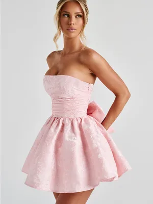 Baby Boo Salome Mini Dress, Xs, Blush thumbnail 3