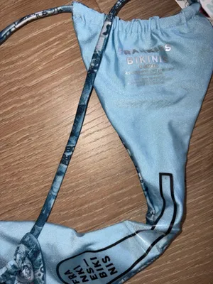Frankie's Bikinis X Gigi Hadid Brand new Blue Bottoms Thong x small with tags thumbnail 3