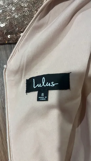 Lulus Dress Sequin Mini Rose Gold Small thumbnail 2