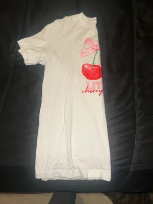 Bella Canvas White Cherry Zeta Tau Alpha T-Shirt thumbnail 3