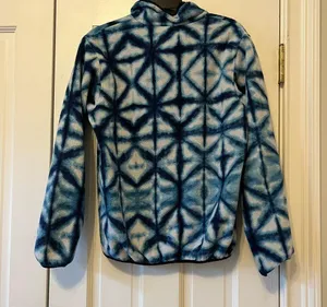 Patagonia Synchilla Snap-T Pullover in Navy Diamond Dancer Size Small thumbnail 3