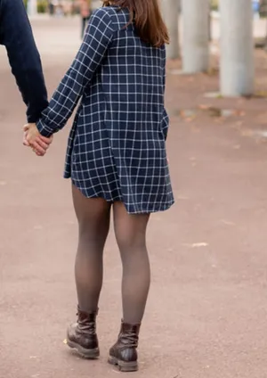 Mango Plaid Dress thumbnail 6