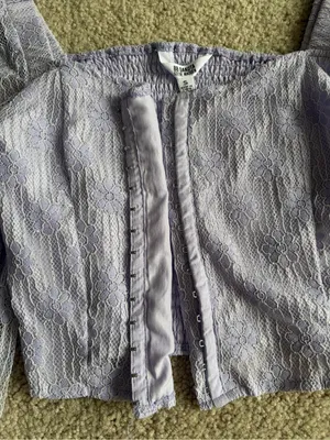 Revolve BB Dakota Sheet To Streets purple bohemian boho blouse Top size small NWT thumbnail 9
