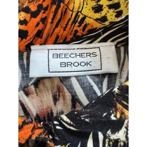 Vintage ‘90s Beechers Brook Tiger, Leopard & Zebra Print Long Sleeve Blouse thumbnail 8