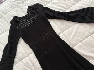 Forever 21 Black Cover-Up Dress thumbnail 3