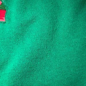 Hanes Vintage 90s‎ Christmas Sweatshirt Womens Large Green Crew Neck Motif Retro thumbnail 7