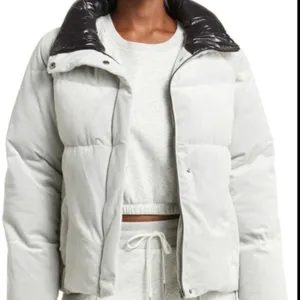 Zella Velvet Puffer Jacket Sz L thumbnail 11