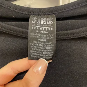 PINK Victoria's Secret Black Crop Top thumbnail 4