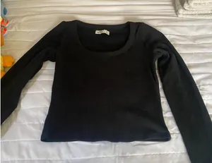 Hollister Black Long Sleeve Top thumbnail 1