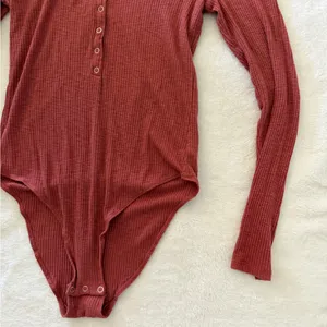 Aerie Long Sleeve Button-Up Bodysuit thumbnail 2