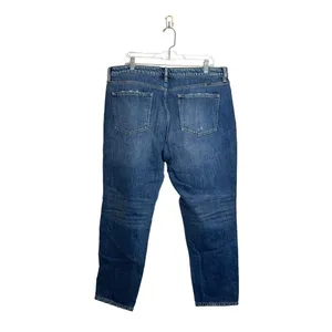 KanCan Nonstretch 100% Cotton Ripped High Rise Dark Wash Mom Jeans thumbnail 7