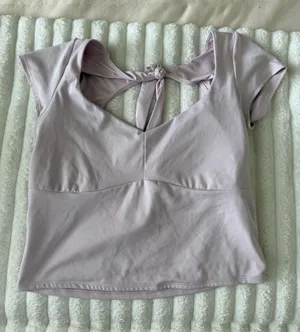 Gilly Hicks Women's Light pink Tie-Back Athletic Top thumbnail 1