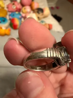 Vintage Sterling sliver 3 color way leaf ring from Craig Husar Designs thumbnail 8