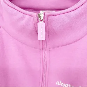 Glow‎ Recipe 1/2 Zip Sweatshirt L Pink thumbnail 4