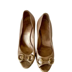 GUCCI Horsebit Accent Leather Pumps thumbnail 5