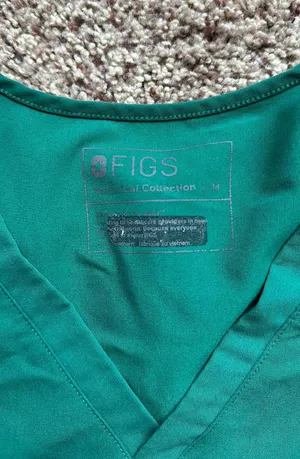 FIGS Technical Collection Scrub Top Size Medium thumbnail 6