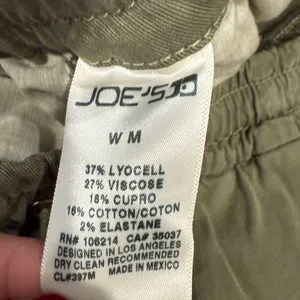 Joe’s Jeans Cargo Joggers Womens Medium NWT Green Utility Pocket Stretch Pants thumbnail 4