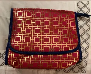 Contents by Allegro Toiletry Bag. Pink/Gold thumbnail 1