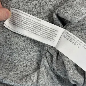 Abercrombie & Fitch Mock Neck Pullover Heather Gray Long Sleeve Top‎ L thumbnail 5