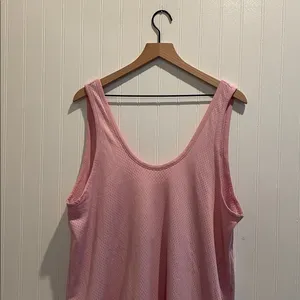 FP Movement by Free People Twirl Tunic Tank Ruffle in Antique Blush Size M NWT thumbnail 9