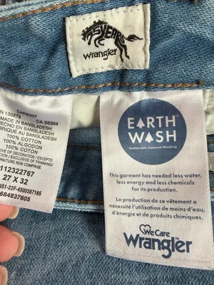 Wrangler Flare Leg Jeans Size 27x31 Wanderer High Rise Meow Laser Tiger Country thumbnail 11