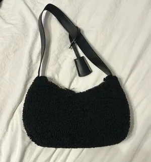 Black Fur Shoulder Bag thumbnail 1