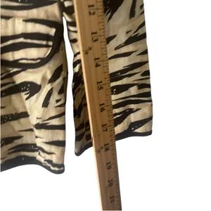 Brandon Thomas Y2k Women's Size Medium Linen Blend‎ Animal Print Retro Blazer thumbnail 10
