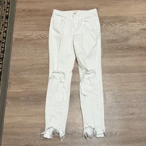 L'AGENCE High Line High Rise Skinny Jeans White Size 28 thumbnail 3