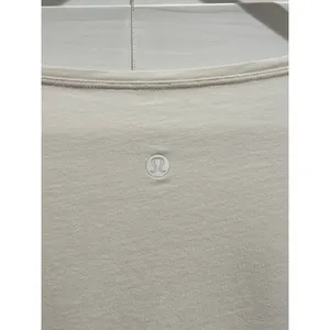 Lululemon Back in Action Long Sleeve Top Womens L/12 White Oversized Boat Neck thumbnail 4