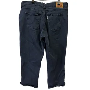 Levis Blue Classic Capri High Waist Lightweight Stretch Jeans Womens 12 31 Waist thumbnail 3