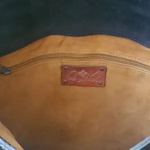 Patricia Nash Black Leather Bag with Silver Accents thumbnail 5