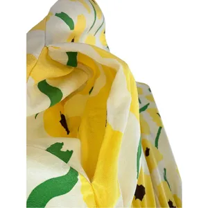 Hutch Yellow Floral Poppy Print Cami Mini Dress Spaghetti Strap Pockets Flaw thumbnail 4