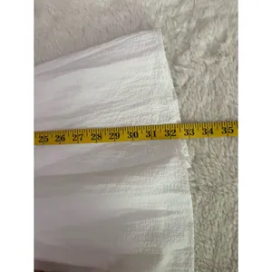 Lulus Little Bit In Love White Surplice Puff Sleeve Mini Dress Size Medium Beach thumbnail 8